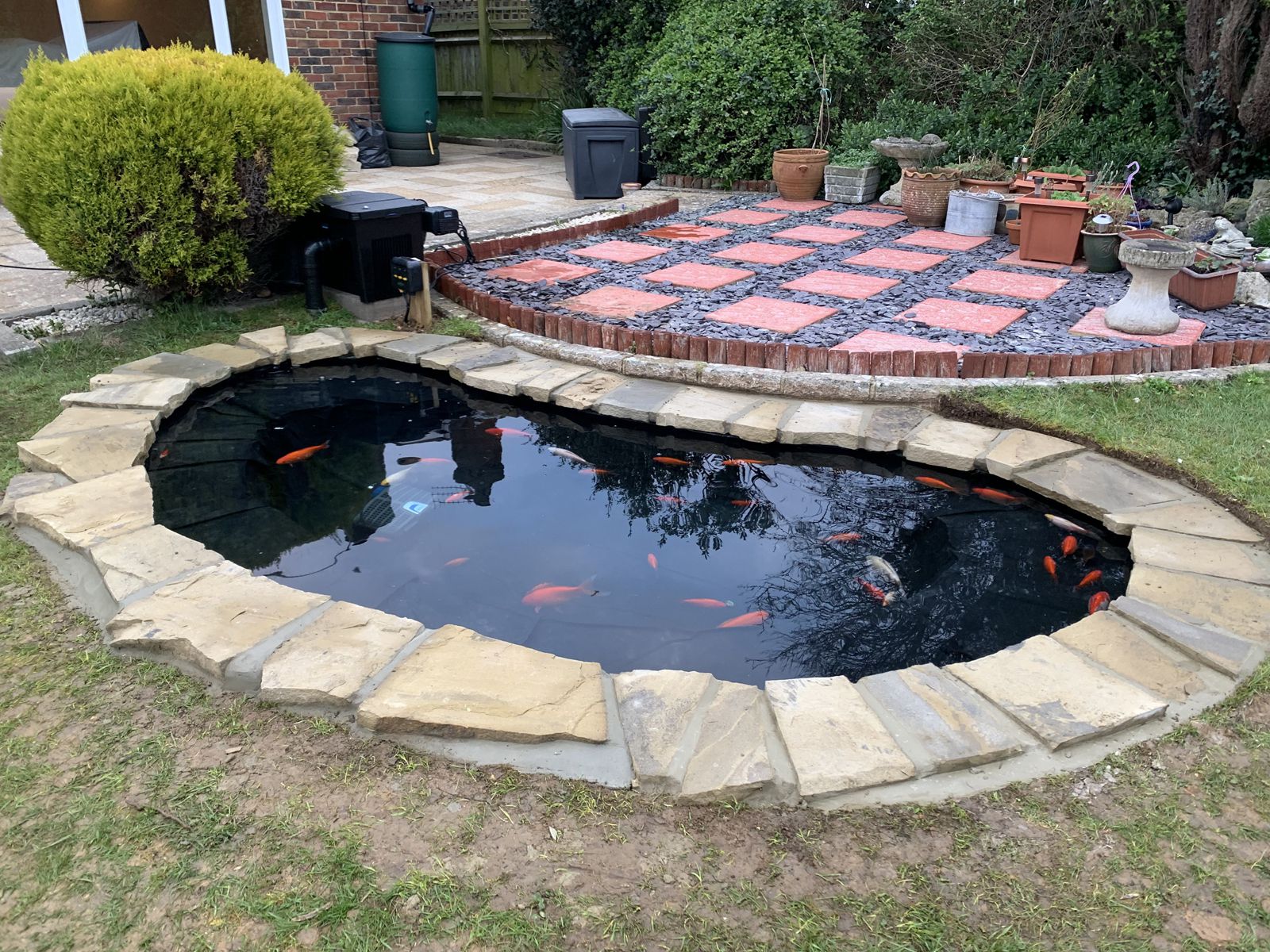 Crystal clear pond cleaning service in thge Surrey area